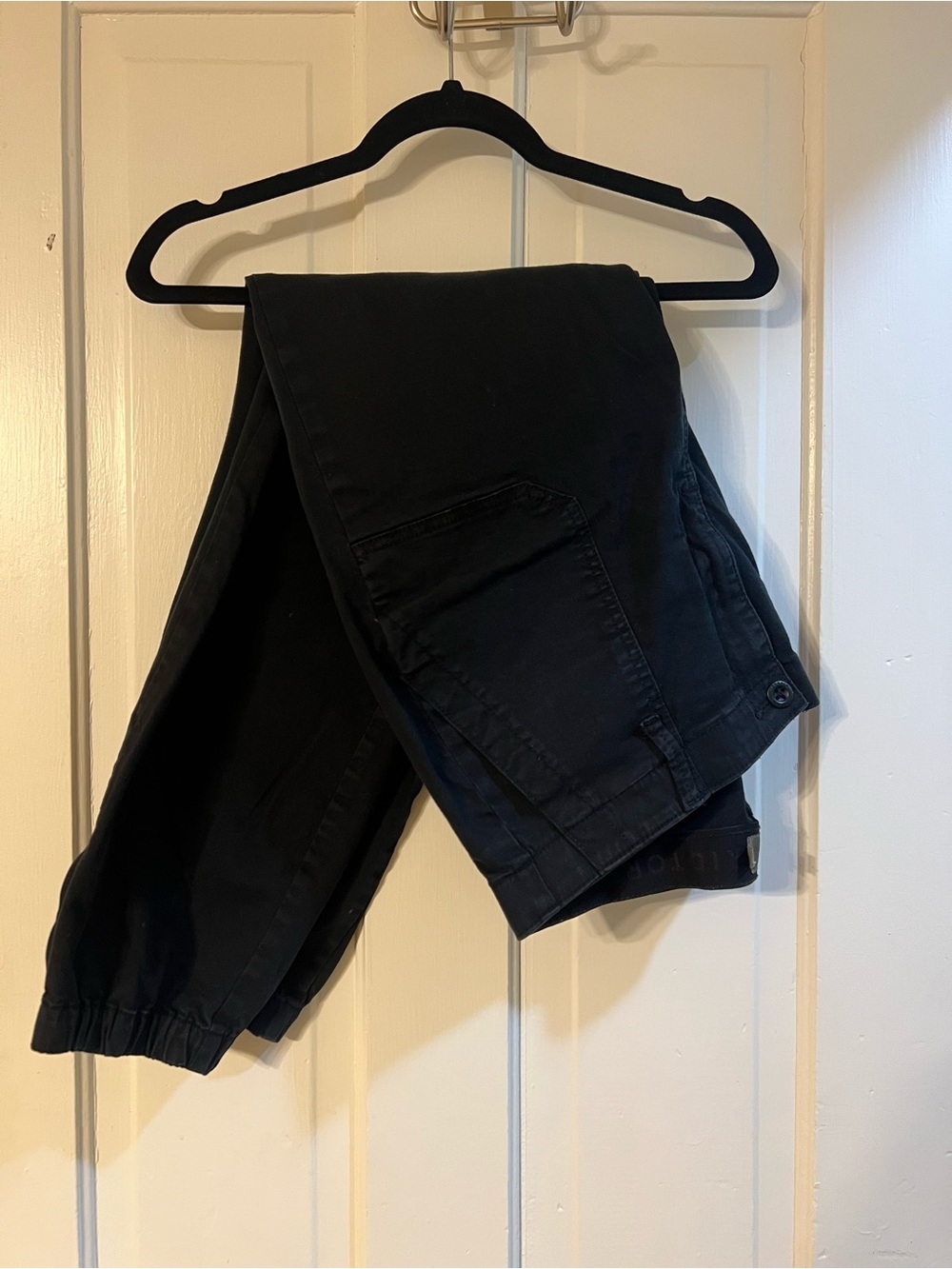torrid Black Elastic Waist Pants
